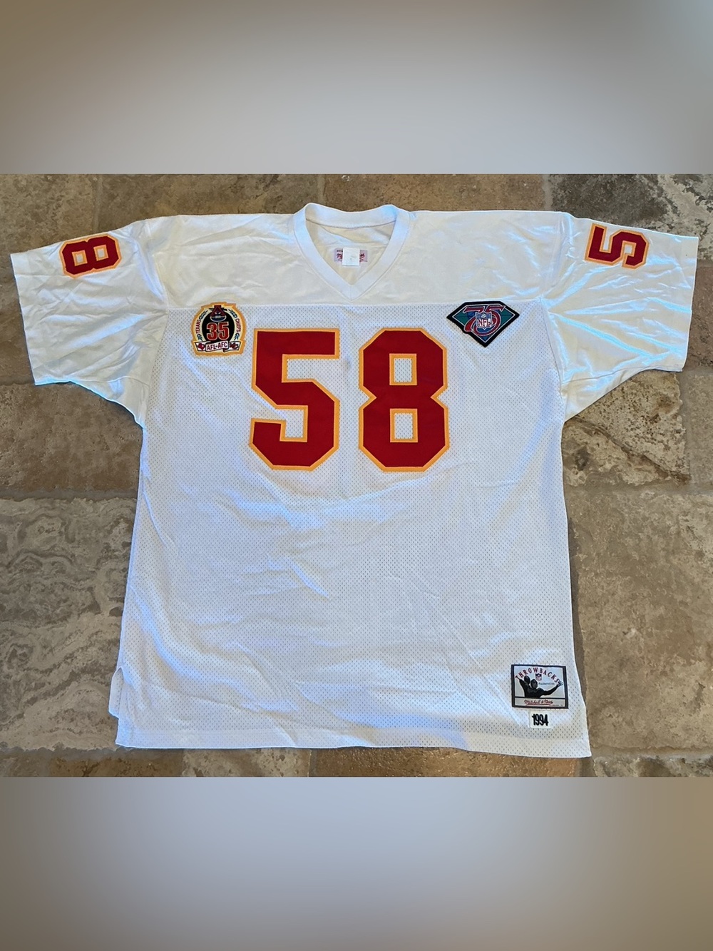 Derrick Thomas KC Chiefs #58 Throwback Jersey - Picture 3 of 3